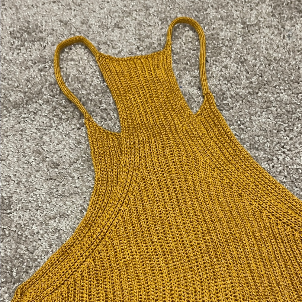NWOT Love Tree Knit Razorback Top - Picture 6 of 7